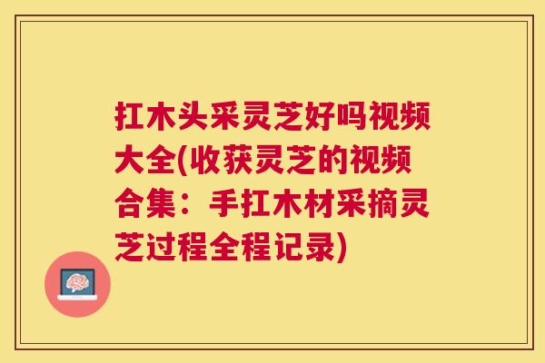 扛木头采灵芝好吗视频大全(收获灵芝的视频合集：手扛木材采摘灵芝过程全程记录)