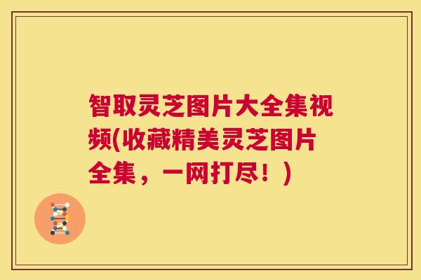 智取灵芝图片大全集视频(收藏精美灵芝图片全集，一网打尽！)