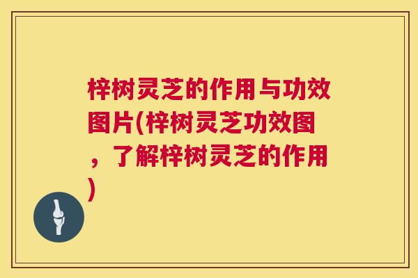 梓树灵芝的作用与功效图片(梓树灵芝功效图，了解梓树灵芝的作用)