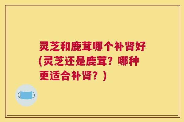 灵芝和鹿茸哪个补好(灵芝还是鹿茸?哪种更适合补?) 灵芝和鹿茸哪个补好(灵芝还是鹿茸?哪种更适合补?)