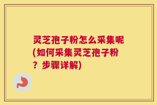 灵芝孢子粉怎么采集呢(如何采集灵芝孢子粉？步骤详解)