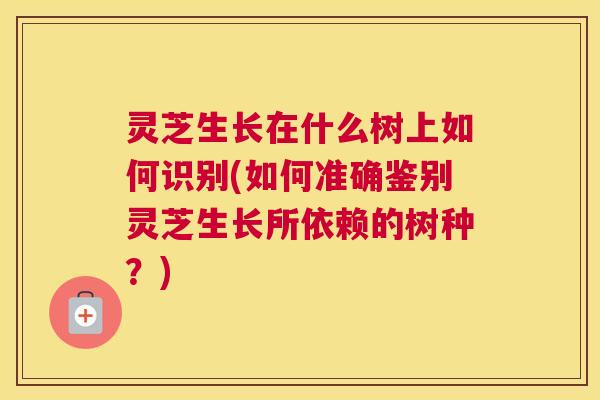 灵芝生长在什么树上如何识别(如何准确鉴别灵芝生长所依赖的树种？)