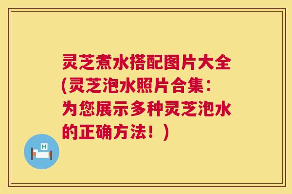 灵芝煮水搭配图片大全(灵芝泡水照片合集：为您展示多种灵芝泡水的正确方法！)
