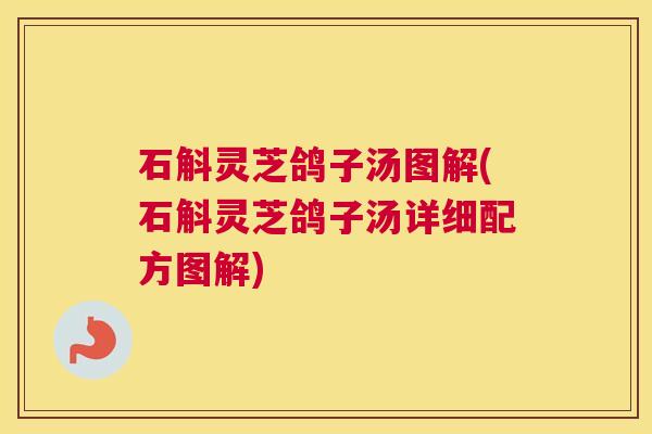 石斛灵芝鸽子汤图解(石斛灵芝鸽子汤详细配方图解)