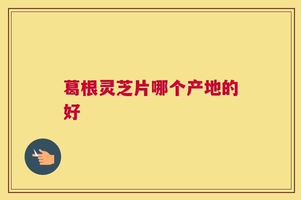 葛根灵芝片哪个产地的好 葛根灵芝片哪个产地的好