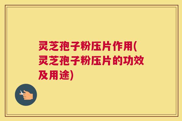 灵芝孢子粉压片作用(灵芝孢子粉压片的功效及用途) 灵芝孢子粉压片作用(灵芝孢子粉压片的功效及用途)