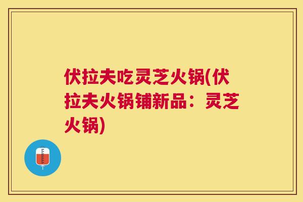 伏拉夫吃灵芝火锅(伏拉夫火锅铺新品：灵芝火锅)