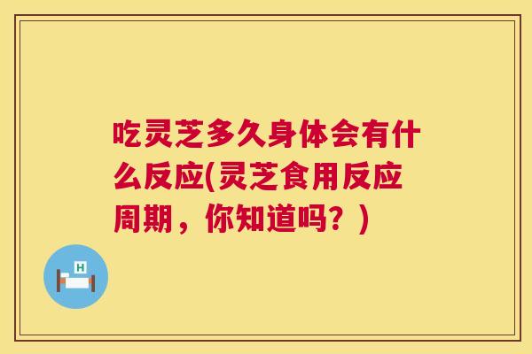 吃灵芝多久身体会有什么反应(灵芝食用反应周期，你知道吗？)