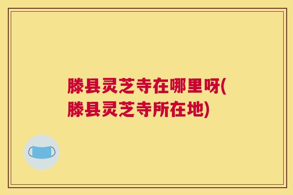 滕县灵芝寺在哪里呀(滕县灵芝寺所在地)