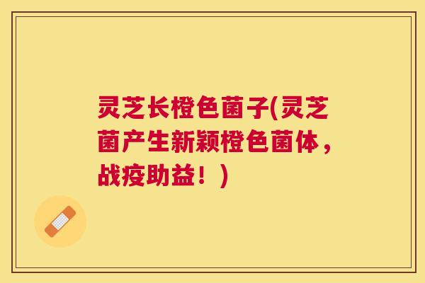 灵芝长橙色菌子(灵芝菌产生新颖橙色菌体，战疫助益！)