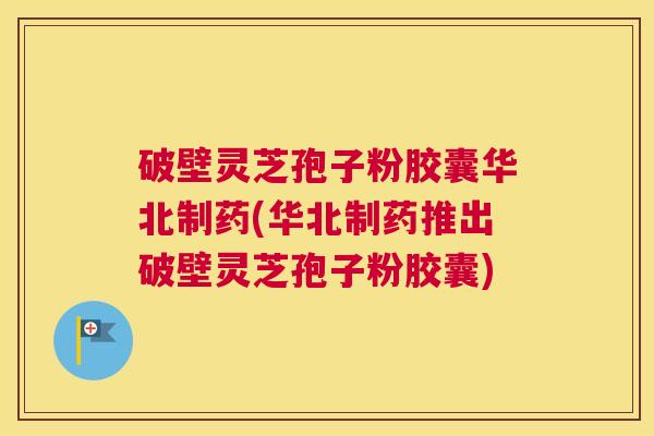 破壁灵芝孢子粉胶囊华北制药(华北制药推出破壁灵芝孢子粉胶囊)