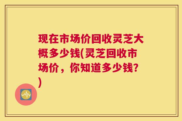 现在市场价回收灵芝大概多少钱(灵芝回收市场价，你知道多少钱？)