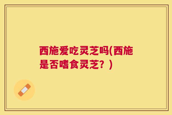 西施爱吃灵芝吗(西施是否嗜食灵芝?) 西施爱吃灵芝吗(西施是否嗜食灵芝?)