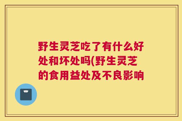 野生灵芝吃了有什么好处和坏处吗(野生灵芝的食用益处及不良影响