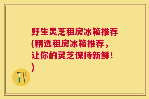 野生灵芝租房冰箱推荐(精选租房冰箱推荐，让你的灵芝保持新鲜！)
