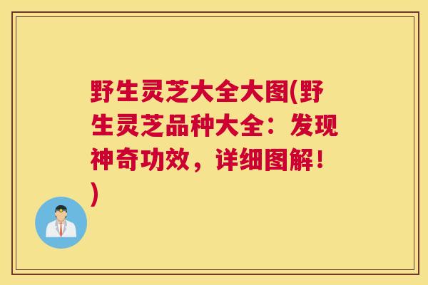 野生灵芝大全大图(野生灵芝品种大全：发现神奇功效，详细图解！)