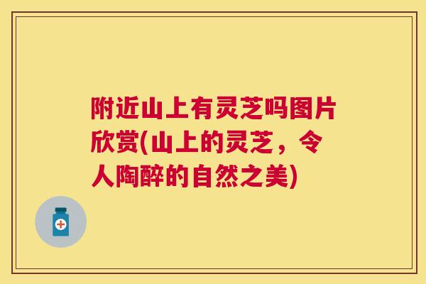 附近山上有灵芝吗图片欣赏(山上的灵芝，令人陶醉的自然之美)