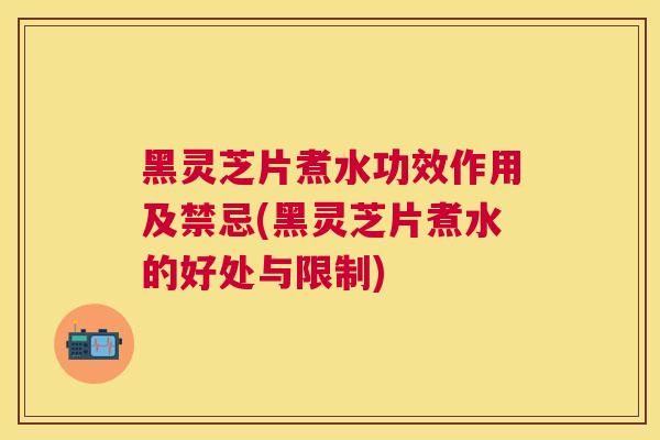 黑灵芝片煮水功效作用及禁忌(黑灵芝片煮水的好处与限制) 黑灵芝片煮水功效作用及禁忌(黑灵芝片煮水的好处与限制)