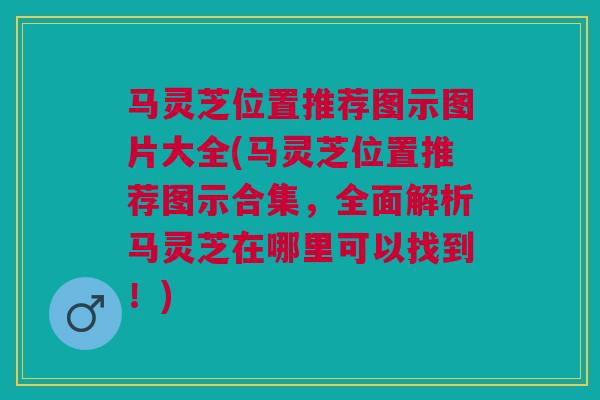 马灵芝位置推荐图示图片大全(马灵芝位置推荐图示合集,全面解析马灵芝在哪里可以找到!) 马灵芝位置推荐图示图片大全(马灵芝位置推荐图示合集,全面解析马灵芝在哪里可以找到!)