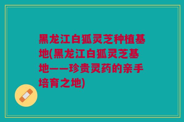 黑龙江白狐灵芝种植基地(黑龙江白狐灵芝基地——珍贵灵药的亲手培育之地)