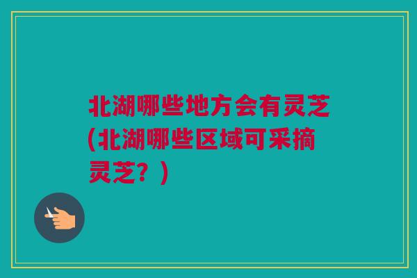 北湖哪些地方会有灵芝(北湖哪些区域可采摘灵芝?) 北湖哪些地方会有灵芝(北湖哪些区域可采摘灵芝?)