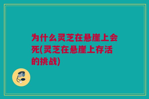 为什么灵芝在悬崖上会死(灵芝在悬崖上存活的挑战)