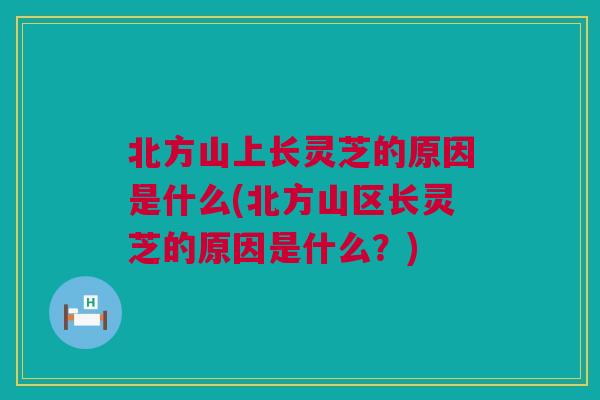 北方山上长灵芝的原因是什么(北方山区长灵芝的原因是什么？)