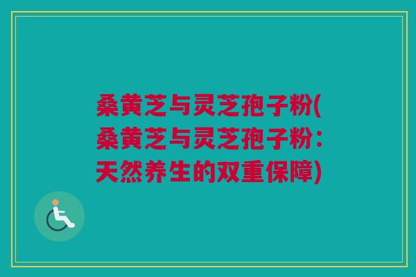 桑黄芝与灵芝孢子粉(桑黄芝与灵芝孢子粉:天然养生的双重保障) 桑黄芝与灵芝孢子粉(桑黄芝与灵芝孢子粉:天然养生的双重保障)