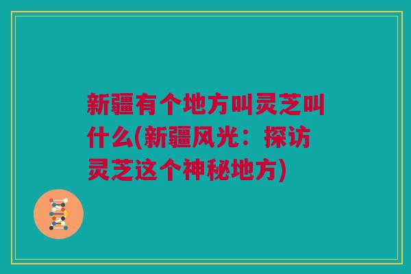 新疆有个地方叫灵芝叫什么(新疆风光：探访灵芝这个神秘地方)