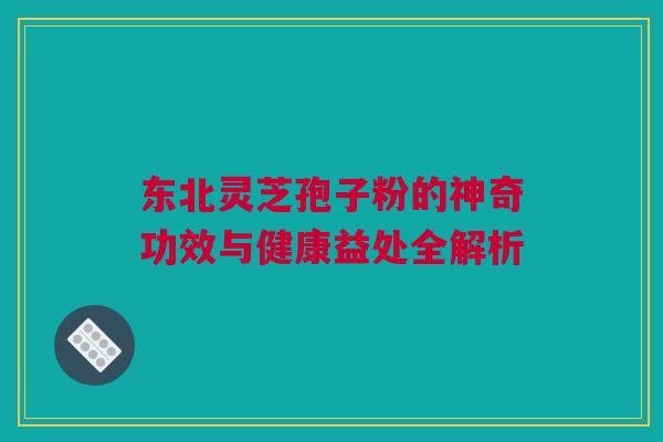 东北灵芝孢子粉的神奇功效与健康益处全解析